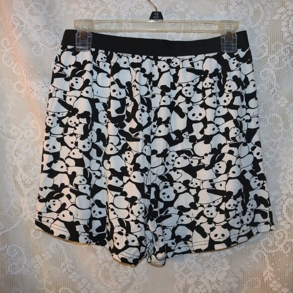 MeUndies Panda bears men's boxer shorts W/button size medium - Picture 3 of 4